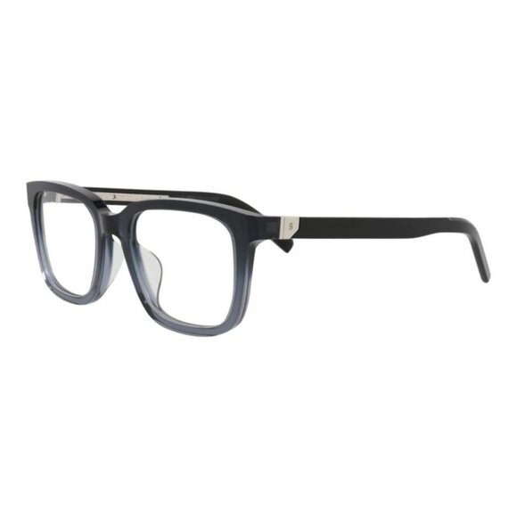 Berluti Mens Square/Rectangle Blue Blue Transparent Fashion Designer Eyewear